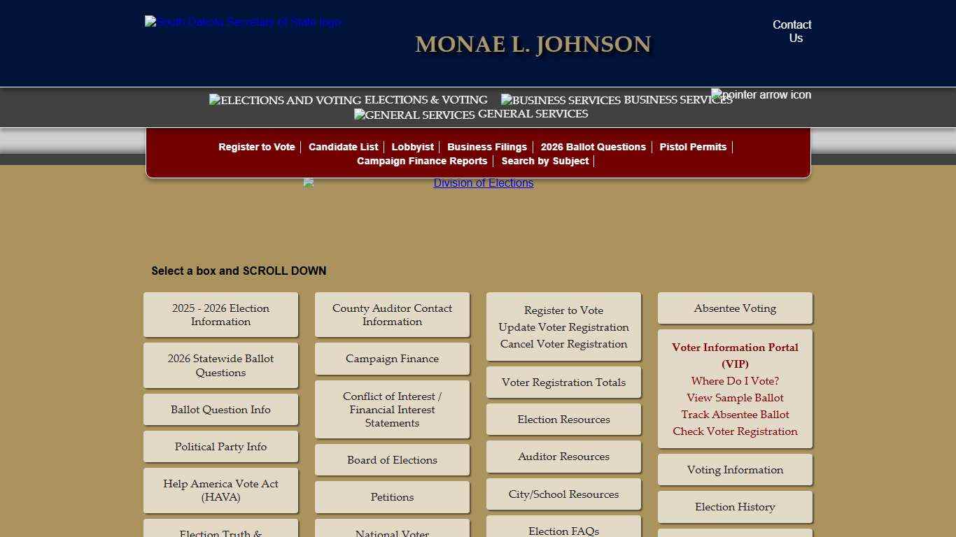 Potential Ballot Questions: South Dakota Secretary of State